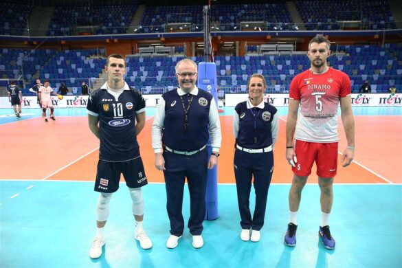 FOTO © CEV | DINAMO – Union Marek Ivkoni Dupnița 3-0 (25-22, 25-19, 25-22).