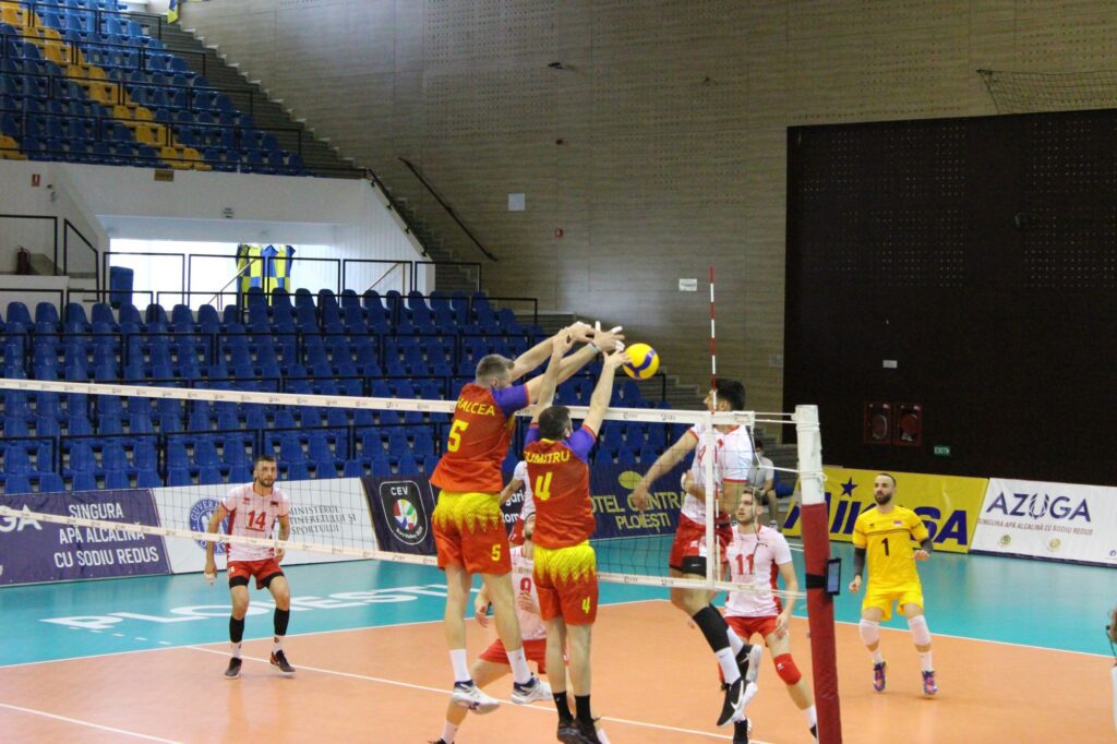 ROMÂNIA - Albania 3 - 1 (24-26, 25-22, 25-13, 25-21) FOTO CEV
